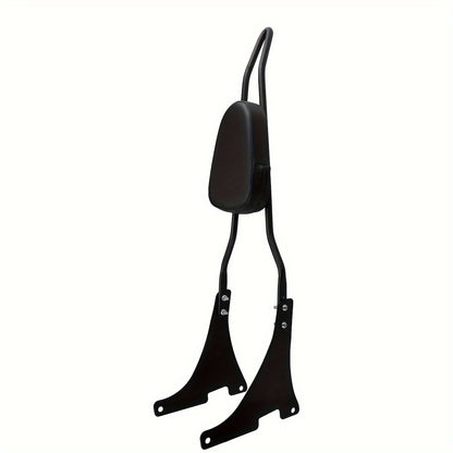 Motorcycle Black Detachable Rear Passenger Backrest Cushion Pad Kit Set  for Sportster XL 1200 883 48 2004-2022