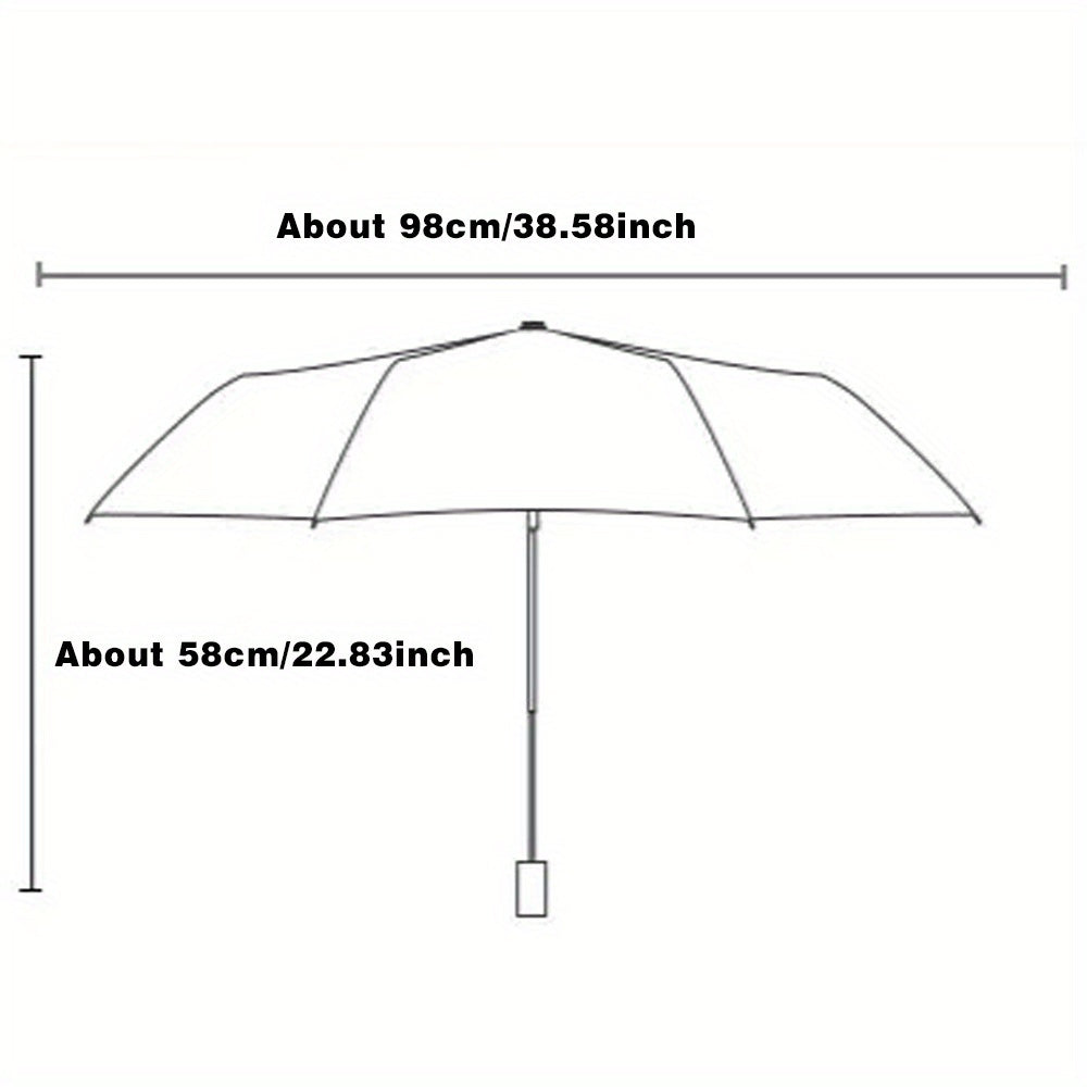 Customize personalized names, automatic compact folding umbrellas - -resistant, self-closing folding umbrellas, durable, easy to carry, perfect for men and women, outdoor activities, travel, and daily use