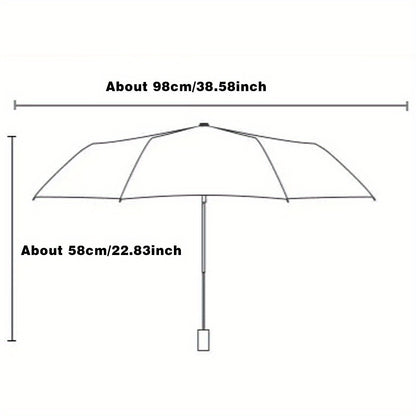 Customize personalized names, automatic compact folding umbrellas - -resistant, self-closing folding umbrellas, durable, easy to carry, perfect for men and women, outdoor activities, travel, and daily use