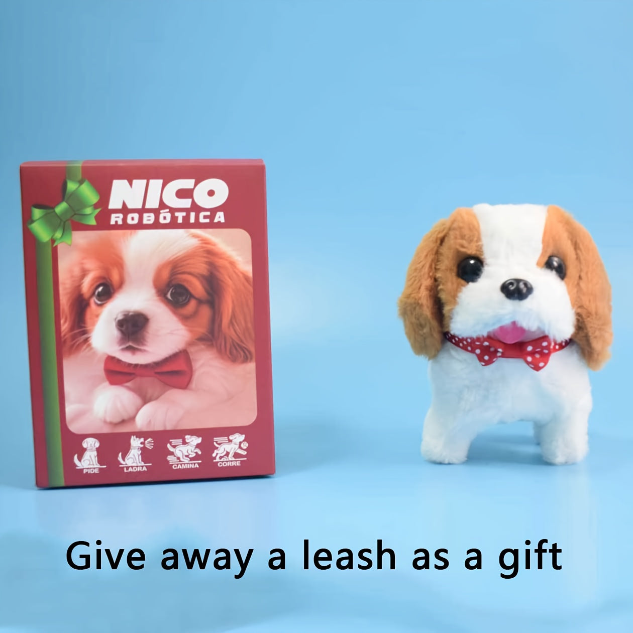 2025 New Robot Dog, Robot Puppy That Acts Like A Real Puppy, - My Realistic Robotic Puppy, Dog Robot for Children, Robot Dog - Walking, Barking, Tail Wagging, Gift a Towing Rope, Birthday Gift