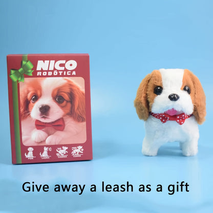 2025 New Robot Dog, Robot Puppy That Acts Like A Real Puppy, - My Realistic Robotic Puppy, Dog Robot for Children, Robot Dog - Walking, Barking, Tail Wagging, Gift a Towing Rope, Birthday Gift
