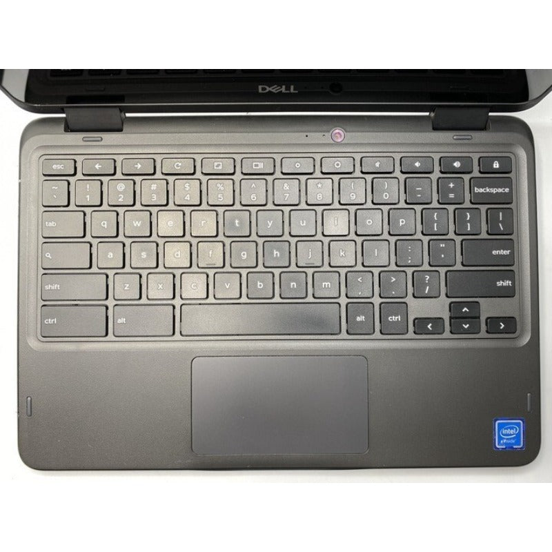 Dell 5190 2 in 1 TouchScreen Chromebook 11.6and#0344GB Ram 32GB SSD Used-GOOD