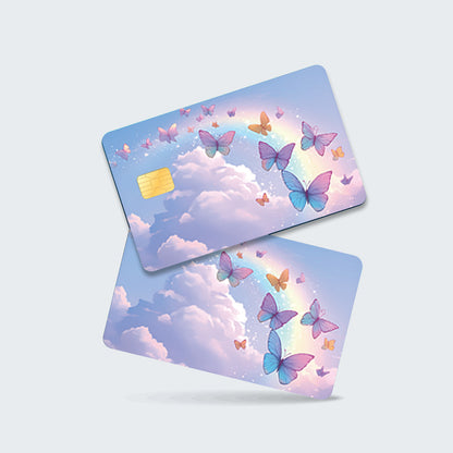 3pcs, 1pc spare Shiny Credit Card Ultra-Thin Light Beige Vinyl Residue-Free Stickers for Credit Cards, Debit Cards, Transportation Cards, Key Cards, Light Beige Protection and Bank Cards
