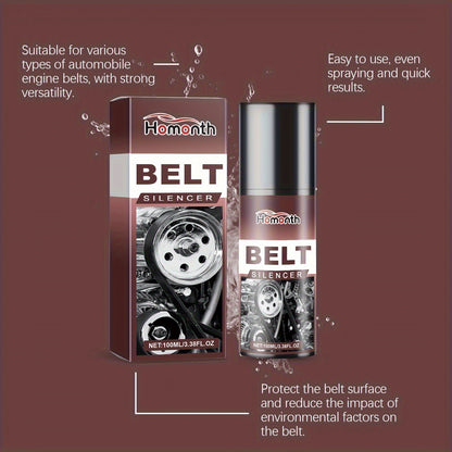3pcs Engine Belt Silencer, Automobile Belt Lubricant, Engine Noise Reduction Spray, Aging Rubber Protectant And PE Formula Can Enhance Durability And Protection, And Are Used for Automobile Engine Belt Protection And Maintena