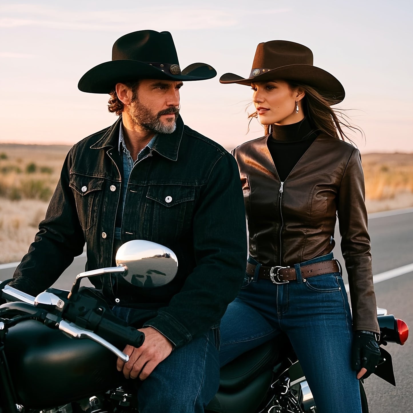 1pc SideWinder Australian Cowboy Leather Hat Unisex Adult For Men And Women Shapeable Outback Western Style Wide Brim, Lightweight Top-Grain Leather, High Quality &, Adjustable Chin Cord, Festival Accessory, Unisex Outdoor He