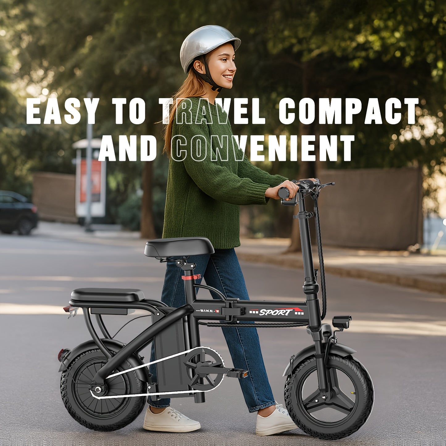 Electric Bike For Adults, 749W Motor Peak Ebike, 480Wh Removable Battery E Bike, Max 45Miles 25MPH, 26" Electric Mountain Bike, 7-Speed & Front Suspension, Electric Bicycle For Commute