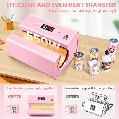 This Is a Versatile Heat Press Machine Combo Featuring an 8 in 1 And 5 in 1 Design, with Dimensions of 15"X15" And 15"X12". It Has a Rotatable Design And Is Suitable for Transferring Images Onto Various Items Such As T-Shirts