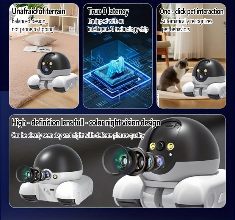 Brand A Exclusively Sells Ultra-High-Definition Pet Monitoring Devices, Mobile Home Video Intercoms, Fully Automatic Feeding Smart Cameras, Network Cameras, Robotic Pet Trackers, Remote-Controlled Feeding Machines for Cats, D