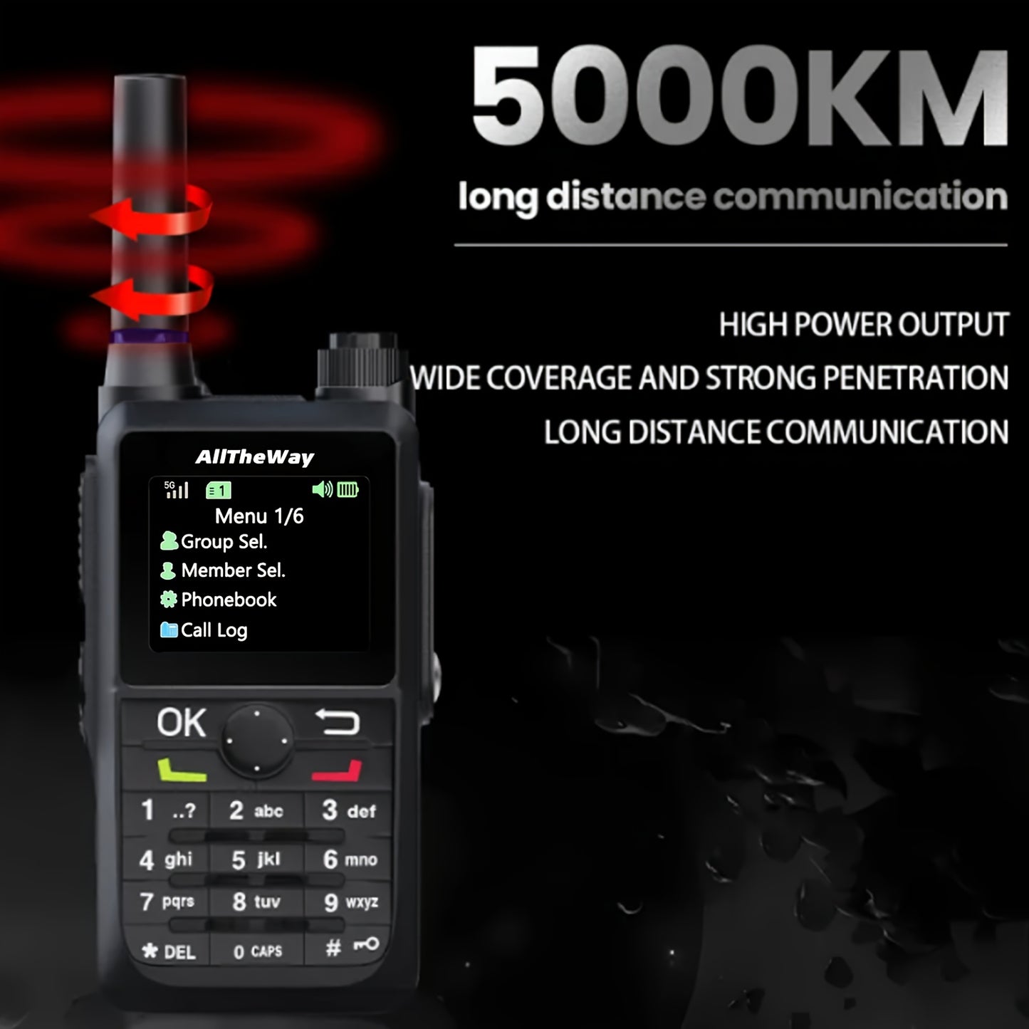 2pcs Global Walkie-Talkie Unlimited Range 4G PTT Two-Way Radio Long Range Portable Radio for Home And Work Teams (with SIM Card), Emergency Contact Device, Workplace Coordination Radio, Portable Two-Way Radio, Long Range Ptt