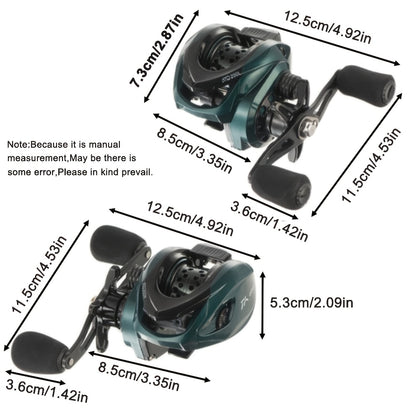 Carbon Fiber Four-Section Fishing Rod Water Drop Reel Set 77.95 inch Fishing Rod Micro-Curve Cup Water Drop Fishing Line Reel Combination - Fast Action Fisherman, Medium Power, 7.2:1 Gear Ratio, Including Line, Bait and Acces