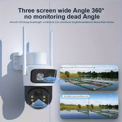 5pcs Solar-powered Security Cameras That See Every Detail For Your House, 314.96inch Ultra HD Crystal Day & Night, 2.4G Long-Range WiFi Never Miss Connection, Smart Night Vision Automatically Active In Dark, Instant 2-Way Tal