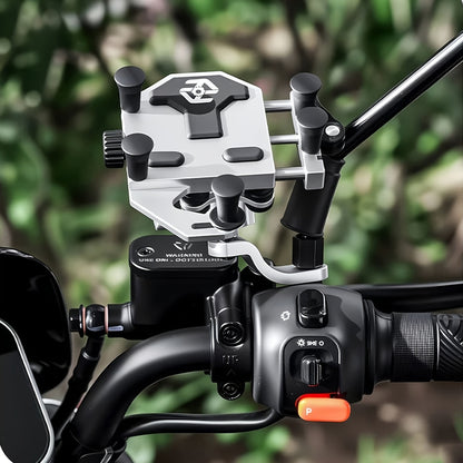 [Riding Phone Bracket] Outdoor Riding Bracket, Motorcycle Mobile Phone Navigation Bracket, Can Rotate 360°, Shock Absorption And Anti Shake, Electric Bicycle Takeaway Bracket, Car Delivery Knight Special Fixed Bracket, Multi