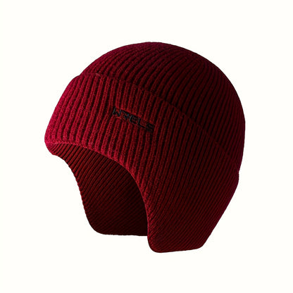 1pc WRELS Winter Warm Earmuff Hat Cap with Detachable Ear Flaps - Stretch Fit, Snug Ear Coverage for Skiing, Hiking, Camping & Outdoor Sports - Ideal Christmas Gift, Ear Covering Wind Resistant Hat, Winter Caps With Ear Flaps