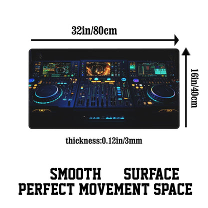 1pc Pioneer DJ DDJ-1000 DJ Controller Mouse Pad - Professional DJ Setup with Glowing Buttons & Screen, Non-Slip Rubber Base, Washable Surface - Compatible with DDJ-1000 Mixer for Home Studios, Clubs, Live Performances - DJ Eq