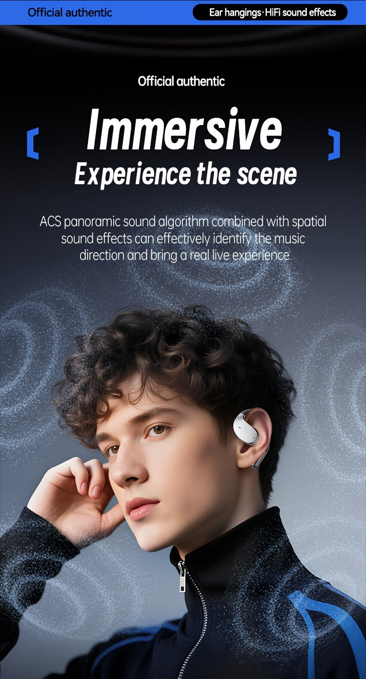 TWS Wireless Headphones with Noise Cancelling for Calls, Sports & Running In-Ear Design, Lightweight Touch Control, Long Battery Life, HIFI Sound, Compatible With Mobile Phones, Tablets, And Laptops With Charging Case