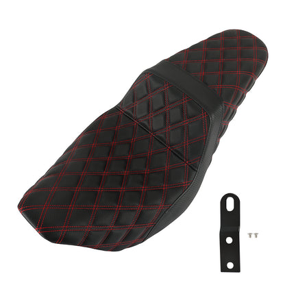 Red Lattice Replacement Seat with Carbon Fiber Gripper for Touring Models from 2008 to 2020
