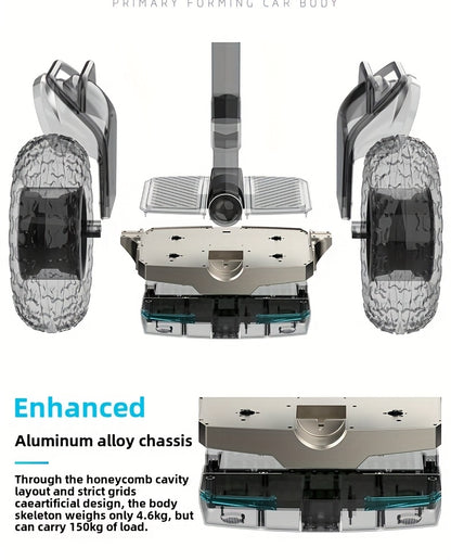 2wheel Self Balancing Electric Scooter - Powerful Motor with 19 Inch Off-road Tires, for 50 Miles, Top Speed Of 12.5MPH, 60v15.6Ah Lithium Battery, Balance Scooter, Electric Scooter for Women, Scooter Electric Fast, Scooter,