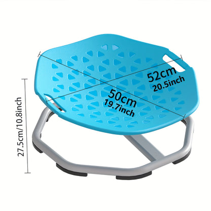 Autism Swivel Chair for Kids & - Heavy-Duty Sensory Spinning Chair with Non-Slip Base, Ergonomic Design & Sturdy Metal Frame - Manual Operation, Easy-Clean Surface for Boys & Girls - Ideal for Sensory Processing Disorder, Mot