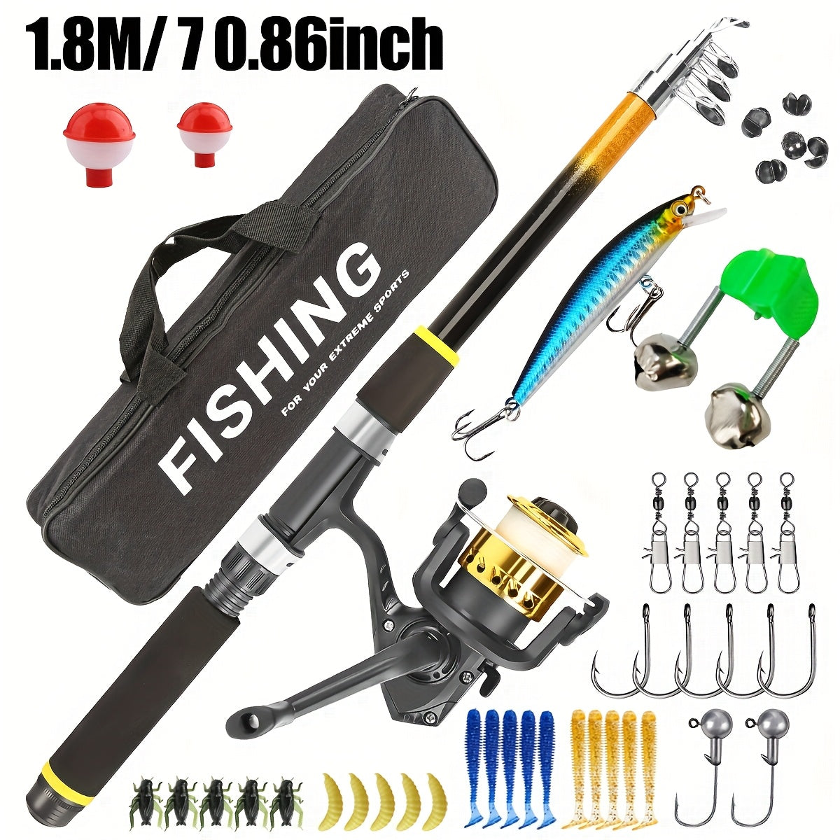 border sea rod road Asian rod full set of combination hard bait soft bait fishing wheel retractable fishing rod novice beginner suit full