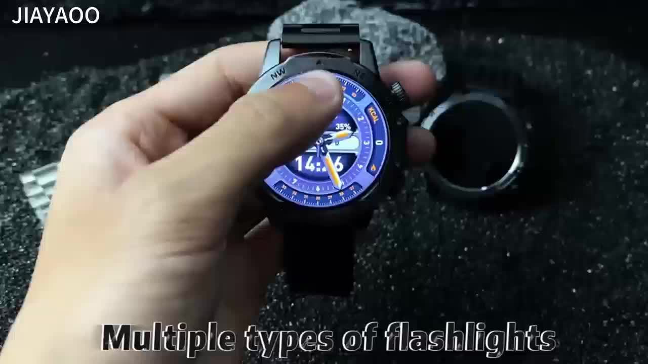 Men'S Smart Watch, Waterproof Smart Watch, Suitable for Outdoor Sports, IP68 Deep Waterproof, Waterproof Speaker, LED Flashlight, Call Answering, Music Control, 800Mah Battery, Compass, Compatible with Iphone And Android Phon