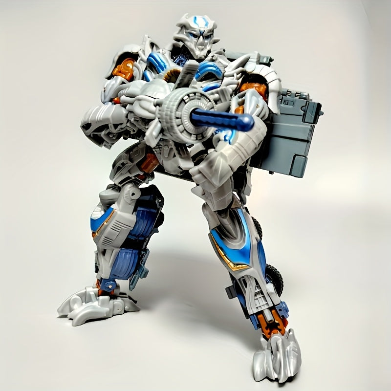 [Ideal Gift] Anime Mecha Model Robot & Truck Changer Figure - Large-Scale Transforming Action Figure with Movable Limbs, Detailed Collectible for s &, Dynamic Poseable Mecha Warrior (Plastic) - Ideal Gift for Fans