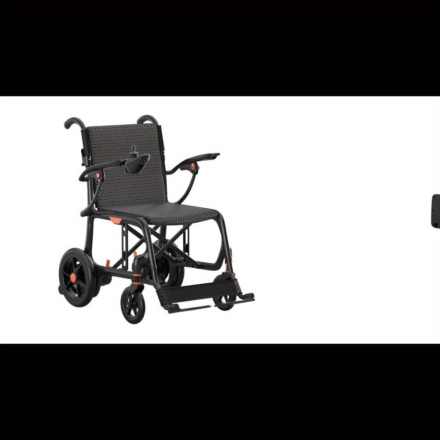 28 Miles Range 28lbs Ultra-Light Carbon Fiber Electric Wheelchair No Assembly Foldable Dual Battery All-Terrain Air Travel Safe