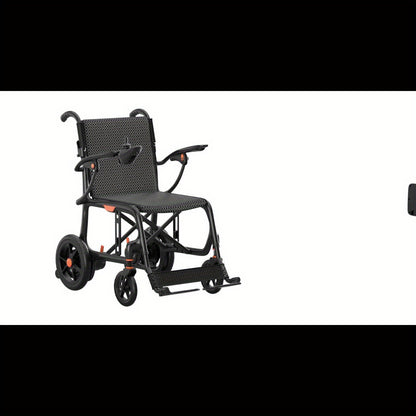 28 Miles Range 28lbs Ultra-Light Carbon Fiber Electric Wheelchair No Assembly Foldable Dual Battery All-Terrain Air Travel Safe