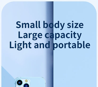65000mAh High-capacity Portable Power Bank, Portable USB Charger, for iphone17/ 16/ 15/ 14/ 13/ 12/ 11/ XS, Portable Charger with LED Power Display Outdoor Travel Emergency Backup Power Bank, Best Gift for Halloween And Chris