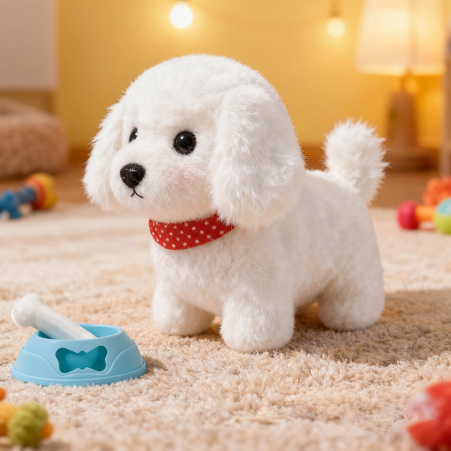 Interactive Electronic Pet Toy Dog, Robot Puppy That Acts Like A Real Puppy, - My Realistic Robotic Puppy, Dog Robot for Children, Robot Dog- Walking, Barking, Tail Wagging, New Year, Holiday Gift, Back-To-School Season Gift,