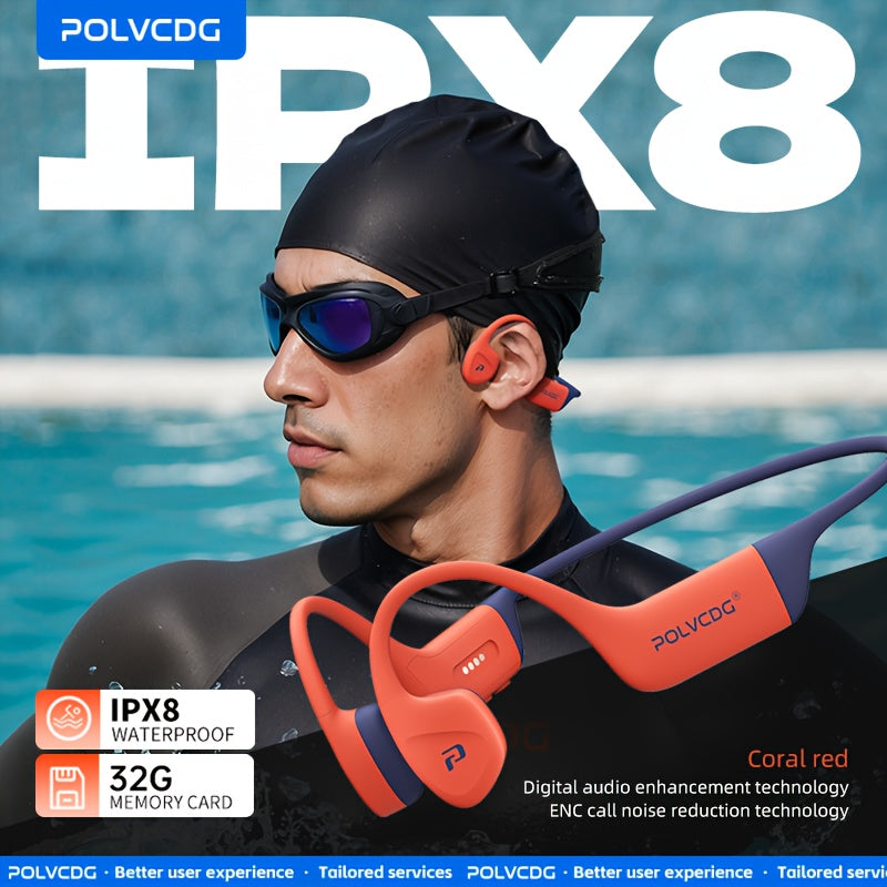 Newly Upgraded 2.0 X16 Wireless Bone Conduction Earphones Are Professional And Sweat Resistant, Providing Clear Communication with The Microphone. The Magnetic Charging Port Has a Long Lifespan And a Large Memory Wireless/Mp3