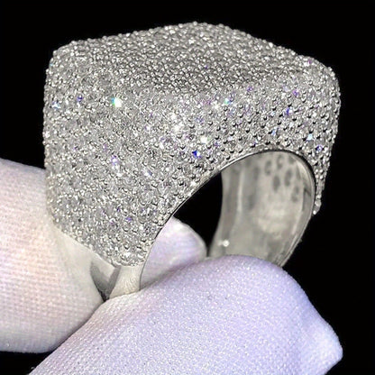 1pc Gorgeous Cubic Cubic zirconia Ring For Women For Wedding Engagement Party Jewelry Valentine'S Day GiftDesigner jewelry special offer jewelry for women High quality