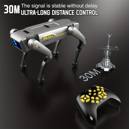 [Special Offer] [Flash ]Intelligent Robot Dog, 2.4GHz Remote Control Toy Dog, With A Maximum Remote Control Distance Of 99Ft, AI Voice Control Can Be Connected, Programming Actions To Mobile Apps, Can Dance, Telling Stories,