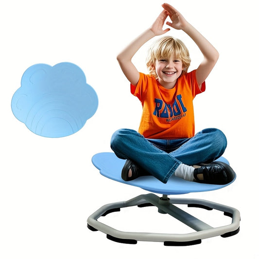 Kids Swivel Chair | Kids Sensory Spinning Chair for Autism | Body Coordination Training Chair | Cat Claw Shaped Non Slip Sensory Toys 360° Spinning Chair for Kids Aged 3+ | Back to School Supply
