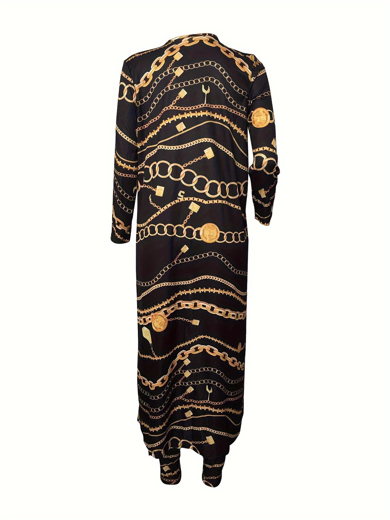 [Printed Jacket Set] HN188 Autumn/Winter Long-Sleeve Printed Jacket Cape Leggings Women's Two-Piece Set
