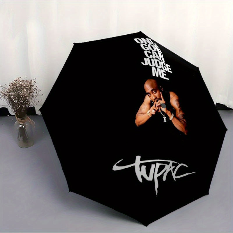 The Tupac Q Umbrella Is a Portable Automatic Umbrella Ideal for Commuting, Business, And Leisure Activities, Making It a Perfect Gift for Anyone in Any Season.
