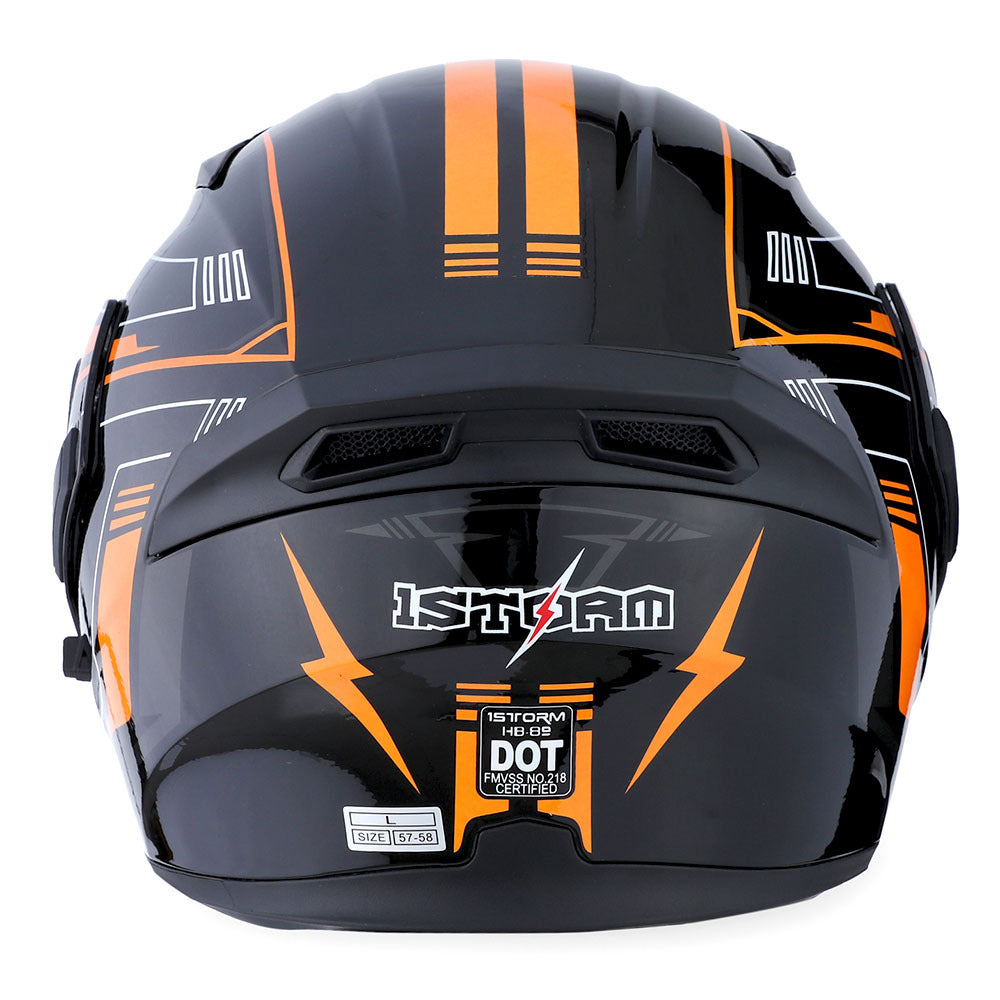 MOTORCYCLE MODULAR FULL FACE HELMET FLIP UP DUAL VISOR HELMET