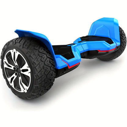 Warrior 8.5" All-Terrain Off-Road Electric Balance Scooter with LED Lights & Music Speakers | Perfect Gift for Teens, Families & Friends | Experience Thrilling Outdoor Adventures!, Electric Scooter for Women, Scooter for Men,
