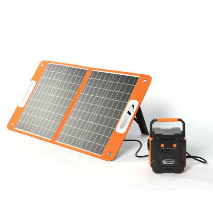 200W/400W Peak Portable Power Station Solar Generator with Solar Panel Optional - 172.8Wh Lithium Battery, 2 AC Outlets, QC3.0 USB/DC/PD Ports, 6-in-1 Multi Device, Lightweight (3.75lbs) for Home Backup, Camping, RV, Outdoor