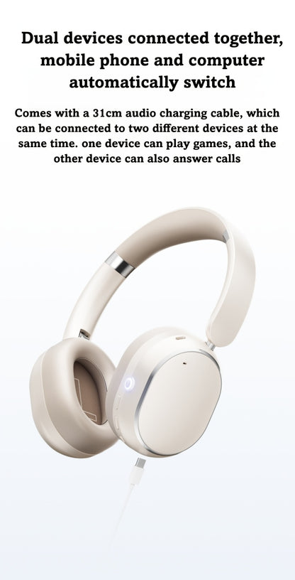 [ANC Wireless Headphones] Philips Wireless Bluetooth Headphones with ANC Hybrid Active Noise Cancelling | Over-Ear HiFi Surround Sound, 80 Hours Playtime, Five ENC Noise Cancelling, for iPhone and Android