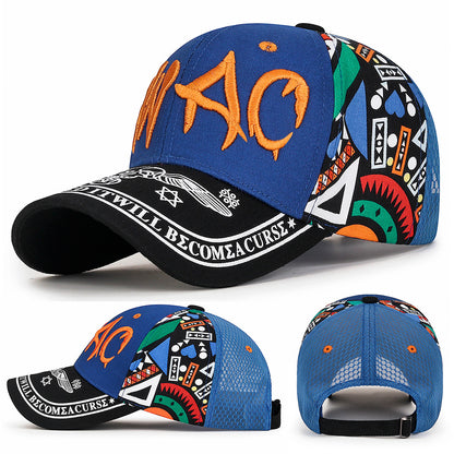 Korean-style Baseball Cap | Casual Fashion Letter Embroidery, Outdoor, Breathable Adjustable Unisex Snapback Cap for Men and Women