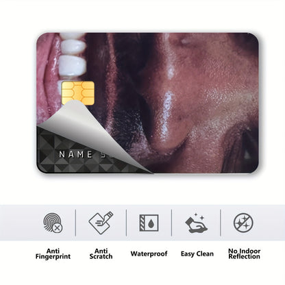 3pcs, 1pc spare Ultra-Thin Vinyl Credit Card Skins - Waterproof, Scratch & Slip Resistant Stickers for Debit, Transit & Key Cards - Sleek White with Colorful Edges