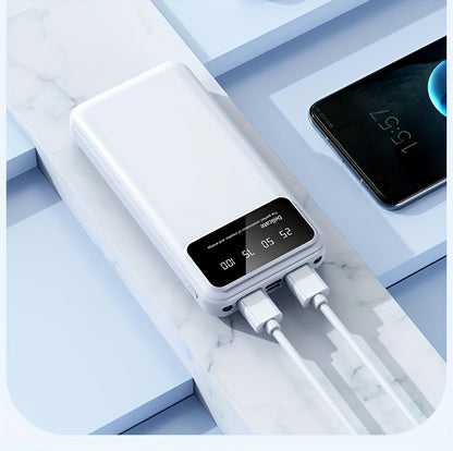 65000mAh High-capacity Portable Power Bank, Portable USB Charger, for iphone17/ 16/ 15/ 14/ 13/ 12/ 11/ XS, Portable Charger with LED Power Display Outdoor Travel Emergency Backup Power Bank, Best Gift for Halloween And Chris