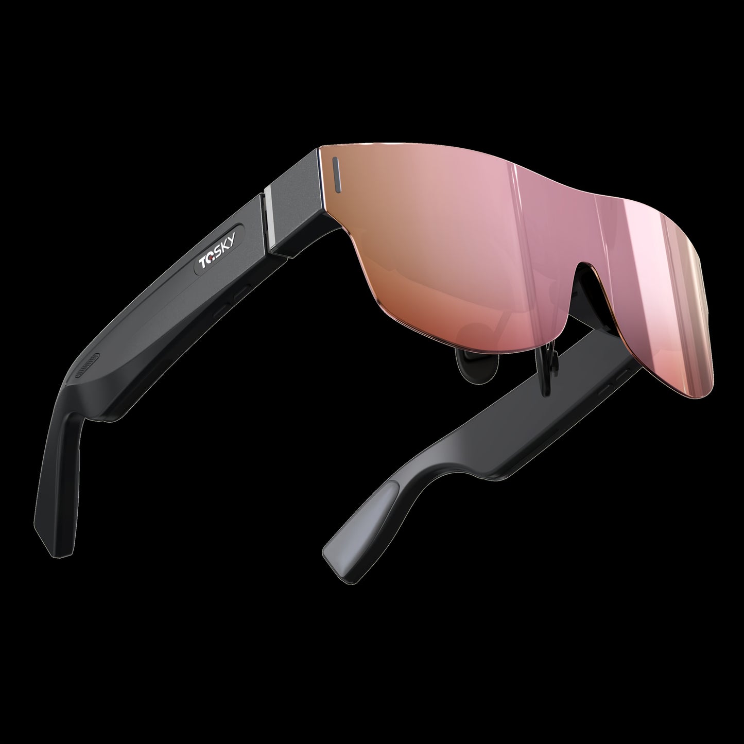 TQSKY T1 AR Smart Glasses | Portable Personal Cinemas | 150'' OLED HD Displays | Dual Speaker Audios | Perfect for Travel, Flight & Home Theater, Travel Entertainment, Portable Cinema, Lightweight Glasses, Sleek Design, Advan