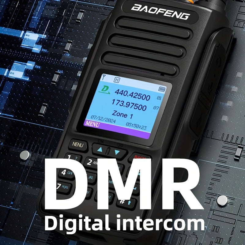 Baofeng DM-1702 Walkie Talkie Digital DMR Civil GPS Digital And Analog Dual-time Handheld Radio High Power