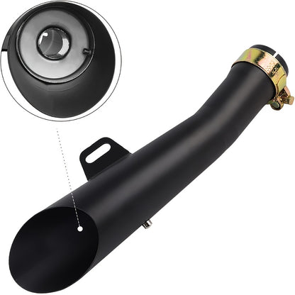 Motorcycle Exhaust Pipe 38-51mm, Suitable for Yamaha YZF R606-18 for HONDA Kawasaki for SUZUKI Off-road Vehicle 250ccHawk Street Bike 1.5-2.01" Entry Bicycle Exhaust Pipe Kit