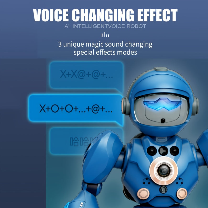 RC Robot Toy for Kids Remote Control Robot Toy, Smart Gesture Sensing Rechargeable & Programmable Robot Walking Dancing Singing Voice conversation Chirstmas Gift for Boys Girls