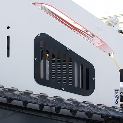 New Upgraded Version With Radiator, B & S 13.5 HP Mini Crawler Skid Steer Loader, Gasoline Engine, Hydraulic Guide Drive, Suitable For Construction, Farms, Roads, Parks, Orchards, Gardens. In Stock In The USA STOCK Free Sship