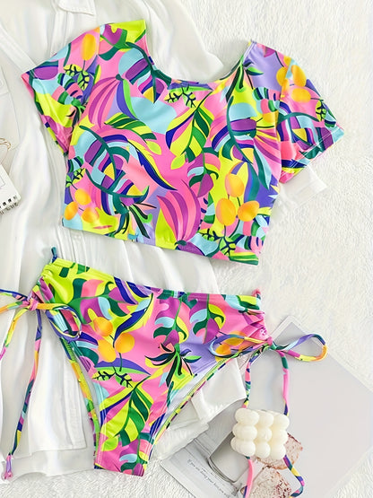 Women's Conservative Vacation Fashion Tankini Set