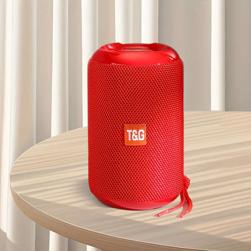 Portable Wireless Speaker for Outdoor Use, Featuring High-Quality Sound, TWS Stereo for Hands-Free Calls, And Compatibility with TF Cards And USB Drives. It Can Connect to Mobile Phones, Tablets, And Tvs with a Range of Up to