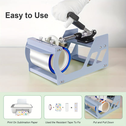 5-in-1 Heat Press Machine, 12x15 Inch Multifunctional Heat Transfer Combo With 360° Swing Away For T-Shirts, Mugs, Hats, Plates, And Caps